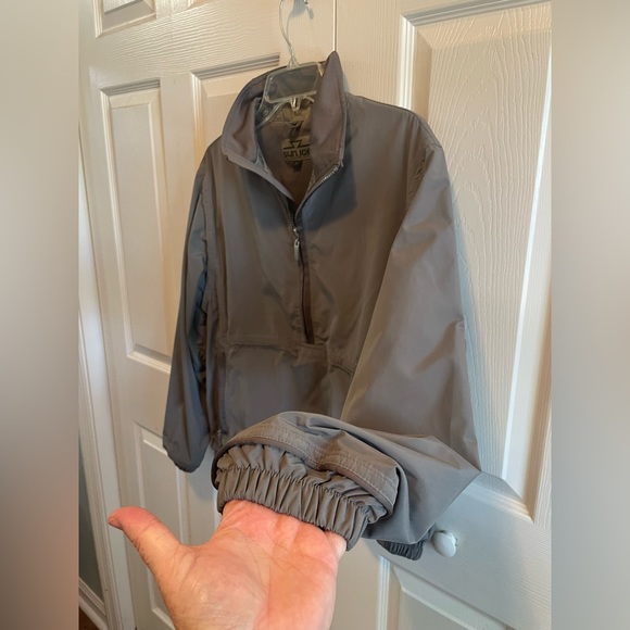 SUNICE Army Green 3/4 Zip Pullover Jacket Men’s Size Small S Army Green - Picture 11 of 13